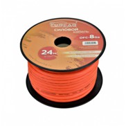Кабель силовой 8Ga Forcar OFC-8Ga красный (24м)