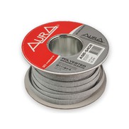 Оплетка кабельная AURA ASB-S408 (4-8) серебро