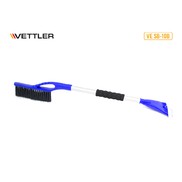 Щетка для снега со скребком 78см мягкая щетина, синяя vettler [ VESB10B ]