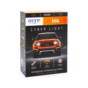 Комплект головного света MTF H4 DP04K6 Ciber Light 6000K кулер
