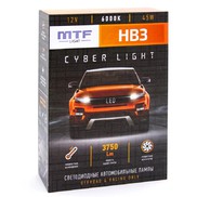 Комплект головного света MTF HB3 DPB3K6 Ciber Light 6000K кулер