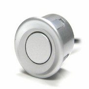 Датчик парктроника 22 мм серебро AVS