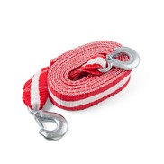 Трос буксировочный 12 т 5 м AUTOPROFI эластичная строп-лента, с крюками, сумка