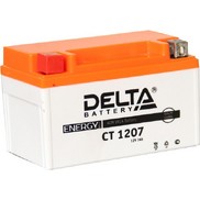 Аккумулятор Мото 12 В 7 А/ч п.п. Delta AGM ток 105 150 х 86 х 94