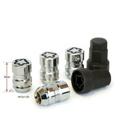 Гайки секретные 12х1,5х36 Вектор тройной никель/хром конус универс. кл 19-21мм 726445F2