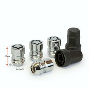 Гайки секретные 12x1,5x32 Вектор тройной никель/хром конуc, закр., универс. кл. 19-21мм [ 726345F2 ]