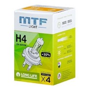 Лампа MTF H4 Standart +30%