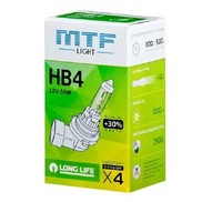 Лампа MTF HB4 9006 Standart +30% (LONG LIVE)