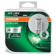 Лампа OSRAM H7 (64210ULT-HCB) Ultra Life,кмп