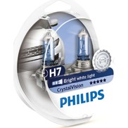 Лампа PHILIPS H7 (12972CVSM) Crystal Vision +W5W кмп
