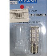 Лампа габаритная цоколь IL Trade 18W (0047) красн