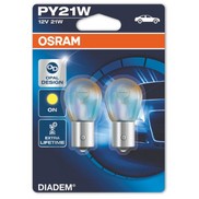 Лампа накаливания Osram DIADEM PY21W 12В 21Вт, 2шт