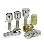 Болты секретные 12*1,25*30 ВЕКТОР конус, хром 372120X2