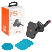 Держатель телефона Airline на дефлектор крюк фиксатор магнитный прямоугольный регулируемый AEAG008