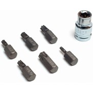 Набор бит Torx 7 пр. Т25-55 L=30 мм Сервис Ключ