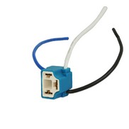 Патрон для галогеной лампы H4 с проводами (керамика) 1220001