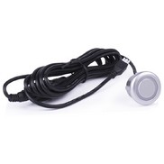 Датчик парктроника AVS серебро провод 2,5 м, d=18 мм A07154S