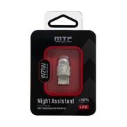 Лампа MTF светодиодная W21W Night Assistant (NW21WR) красный