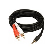 Кабель миниджек AV 3,5-2RCA 3метра