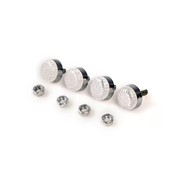 Крепеж номерного знака винт катафоты белые 4 шт. KNV02