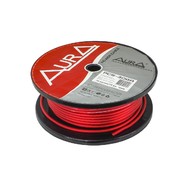 Кабель силовой 10Ga AURA PCS-306R красный CCA