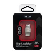 Лампа MTF светодиодная W21/5W Night Assistant (NW21/5WR) красный