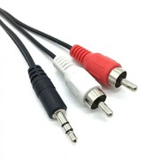 Кабель миниджек AUX 3,5-2RCA PREMIUM