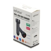 Зарядное устройство EPLUTUS CU-504Q (2 USB) удлиненный металл