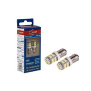 Лампа светодиодная 12V T8 30 диодов SMD белая 5000К 210 Lm. набор 2шт (T4W) 1009544