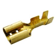 Клемма 02505-03 (гнездо 6,3) 2,5-4,0 с фиксатором (45 7373 8009)