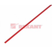 Трубка термоусаживаемая REXANT (1м) 2 мм красная