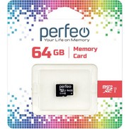 КАРТА ПАМЯТИ Micro 64 Gb SDXC Perfeo Class10 UHS-1 (3)