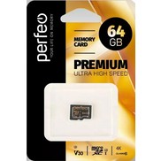 КАРТА ПАМЯТИ Micro 64 Gb SDXC Perfeo Class10 UHS-1 (3)