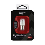 Лампа MTF светодиодная P21/5W Night Assistant (NP21/5WR) красн