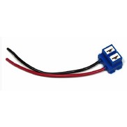 Колодка гнездовая 2х-контактная под лампу Н7 с проводами [ КЛД003 ]