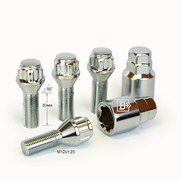 Болты секретные 12*1,25*30 ВЕКТОР [372120H2], конус, хром