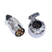 Разъем прицепного устройства (вилка, розетка к ТСУ) силуминовый  [ 2806V ]